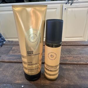 Bath & Body Works HONEYCOMB Perfume Mist 6 Oz & Body Wash 10 Oz Set NEW